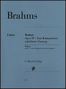 Waltzes Op. 39-Simplified piano sheet music cover